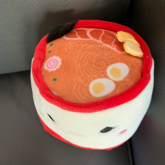 Squishmallow “Raisy the Ramen Bowl” 5" Squeezable Plush Kellytoy rare gift New - Picture 2 of 4
